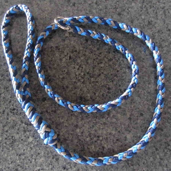 Dog Slip Lead "Sisterdale" British Style - Round braided - Paracord