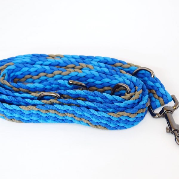 Adjustable Length Multi-functional Dog Leash "Freiburg" - Braided - Paracord