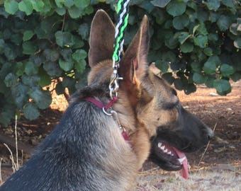 Adjustable Nylon Dog Training Collar "Frankfurt": Correct & Release, Nickel Hardware