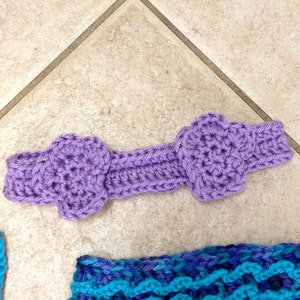 Instant Download PDF Crochet Mermaid Tail Photo Prop Set 3 Patterns in 1 Newborn to 3 Months Photography Prop image 4