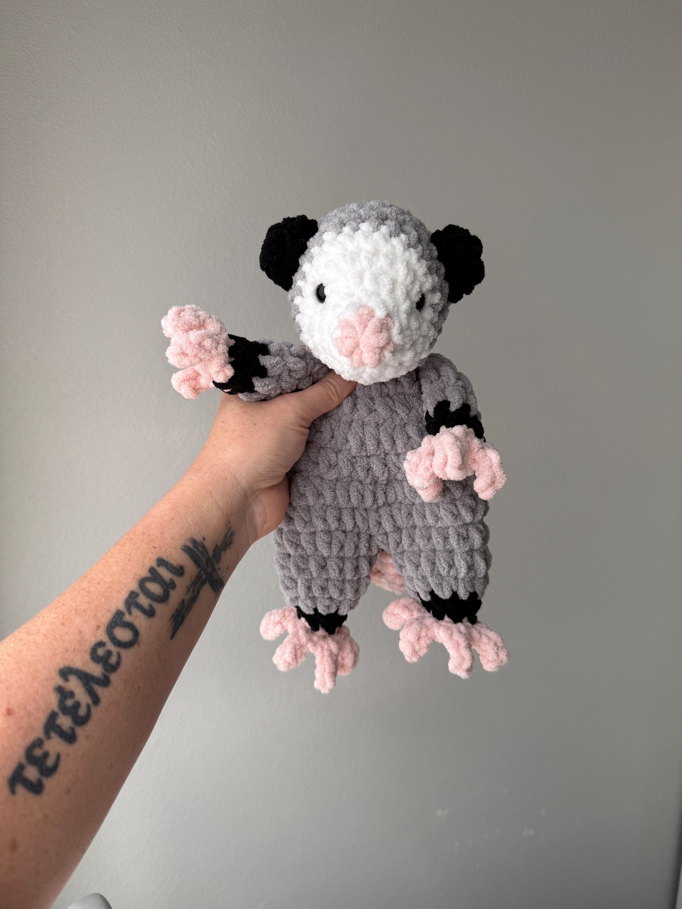 39 Opossum Crochet Patterns for Cute, Quirky Amigurumi Projects 30 Lottie Opossum Snuggler