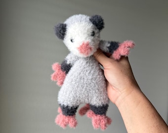 Patrón de peluche de zarigüeya Lola - Patrón de crochet DESCARGA INSTANTÁNEA archivo PDF