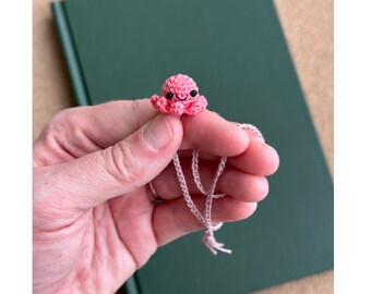 Tiny Octopus Bookmark pattern - INSTANT DOWNLOAD PDF file