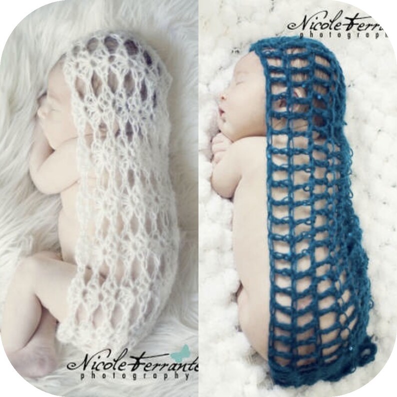 Instant Download Newborn Mohair Wrap Crochet PATTERN PDF Etsy