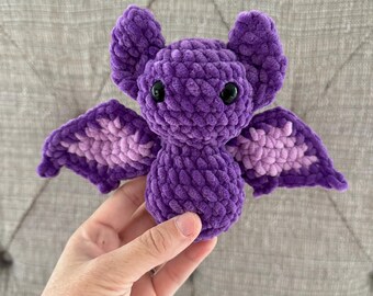 Patrón de peluche murciélago amigurumi - DESCARGA INSTANTE archivo PDF