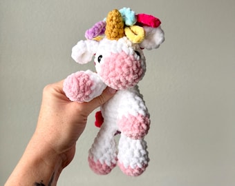 Patrón de peluche de unicornio - Patrón de crochet DESCARGA INMEDIATA Archivo PDF