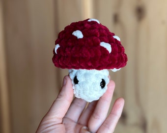 Mushroom Pop Crochet Amigurumi Toy Plushie