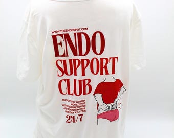 Endo Support Club Tee | Endometriosis Adenomyosis Awareness Womens Shirt