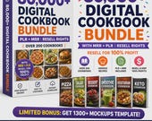 80,000 PLR MRR Digital Cookbook Bundle with Resell Rights