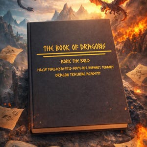 How To Train Your Dragon Book • 65 species with details, weapons and tools • 78 pages printed on parchment paper • Bork Hiccup Toothless