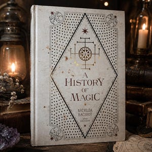 Book A History of Magic • HIGH QUALITY materials REPLICA with faithful details • 536 pages