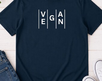 Organic Cotton Vegan T-Shirt — Eco Friendly Unisex Ethical Minimalist Tee