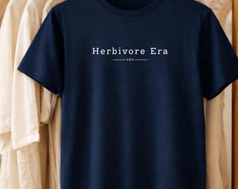 Herbivore Shirt Plant Based Organic Cotton Tee — In My Herbivore Era Vegan Gift