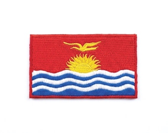 Toppa con bandiera di Kiribati