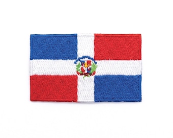 Toppa con bandiera della Repubblica Dominicana