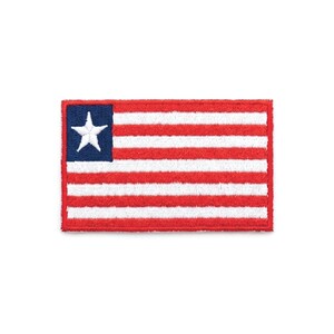 Toppa con la bandiera della Liberia