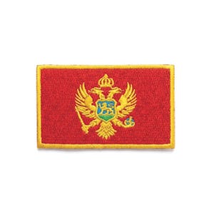 Écusson drapeau du Monténégro