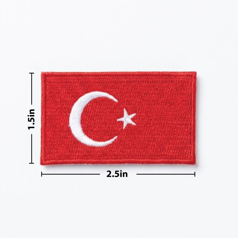 Turkey Flag Patch image 2