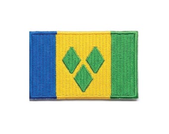 Toppa con bandiera di Saint Vincent e Grenadine