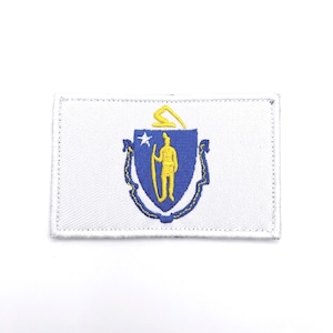 Massachusetts US State Flag Patch