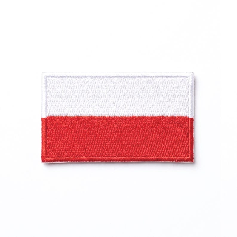 Polens flagga-lapp bild 1