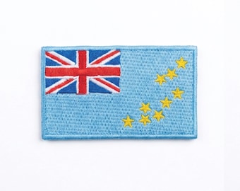 Toppa con bandiera di Tuvalu