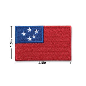 Samoa Flag Patch image 2