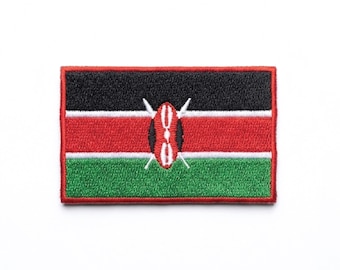 Parche de la bandera de Kenia