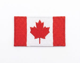 Parche de la bandera de Canadá