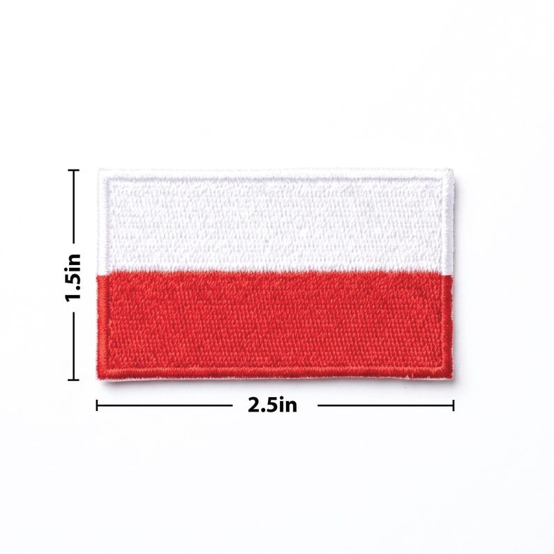 Polens flagga-lapp bild 2