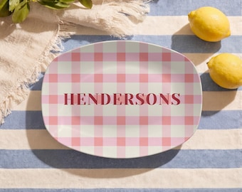 Hostess Gift Platter Summer Cookout Serving Tray Outdoor Entertaining Piece Unbreakable Party Plate Dishwasher Safe Microwave Friendly