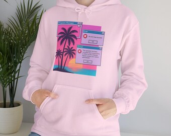 Vaporwave Palm Trees hoodie