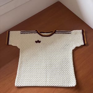 Padrão de camiseta de crochê