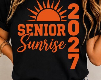 Sonnenaufgang für das Abschlussjahr 2027 (PNG), Abschlussjahrgang 2027 (SVG), Sublimationsdruck für den Schulabschluss, Digitaler Download: Sonnenaufgang für das Abschlussjahr, Designdatei für den Sonnenaufgang im Abschlussjahr