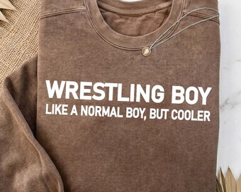 Wrestling-Junge – wie ein normaler Junge, nur cooler (PNG), Lustiges Wrestling (SVG), Sport-Sublimation, Wrestler-Designdatei zum digitalen Download