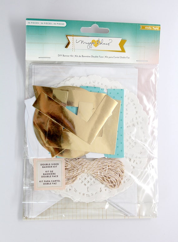 Diy Banner Kit Maggie Holmes Crate Paper American Etsy