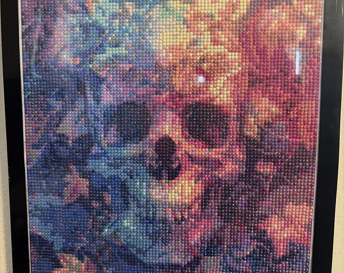 Colorful Skull Diamond Painting Art