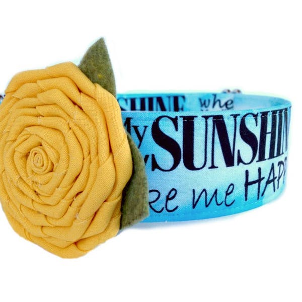 Dog Collar Flower Attachment Etsy