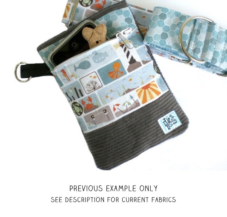 Dog Leash Treat Pouch Poop Bag Holder 5 Inches X 6 or 7 Etsy