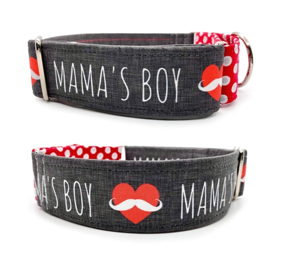 Mustache dog sale collar