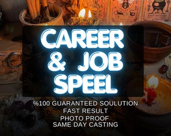 Career Job Spell, Fast Manifestation, Same Day Casting, White Magic Ritual