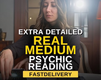 Psychic Medium Reading, Spiritual Guidance, Same Hour, No Cards