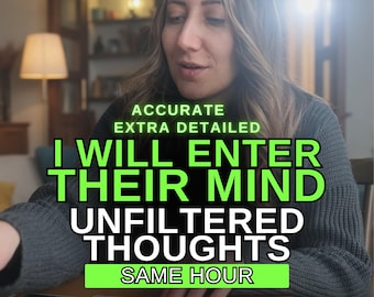 Lecture télépathique à la même heure | Pensées non filtrées, sentiments brutaux (amour psychique)
