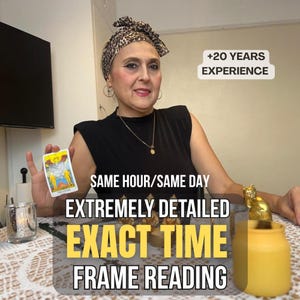 Lectura de tiempo exacto, visión psíquica clara, lectura de tarot el mismo día