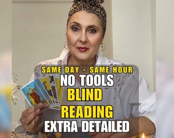 Lectura psíquica a ciegas sin herramientas, lectura detallada en la misma hora, lectura intuitiva pura, no se necesita información, lectura con un médium real.