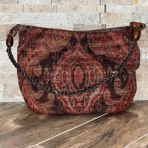 Tapestry shoulder bag