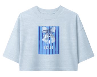 Women’s garment dye cropped tee
