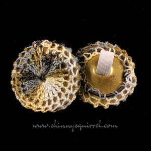 Hand Crocheted Zill Covers: Belly Dance Cymbal Mufflers - Set of 2