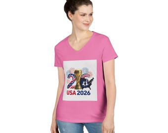 USA 2026 World Cup Trophy Soccer T-Shirt | 2026 World Cup Soccer Tee
