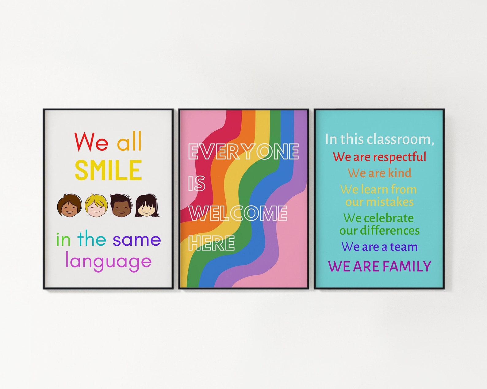 Printable Classroom Posters / 3 DIGITAL PRINTS / Digital Download / Teacher's Classroom Signs ...